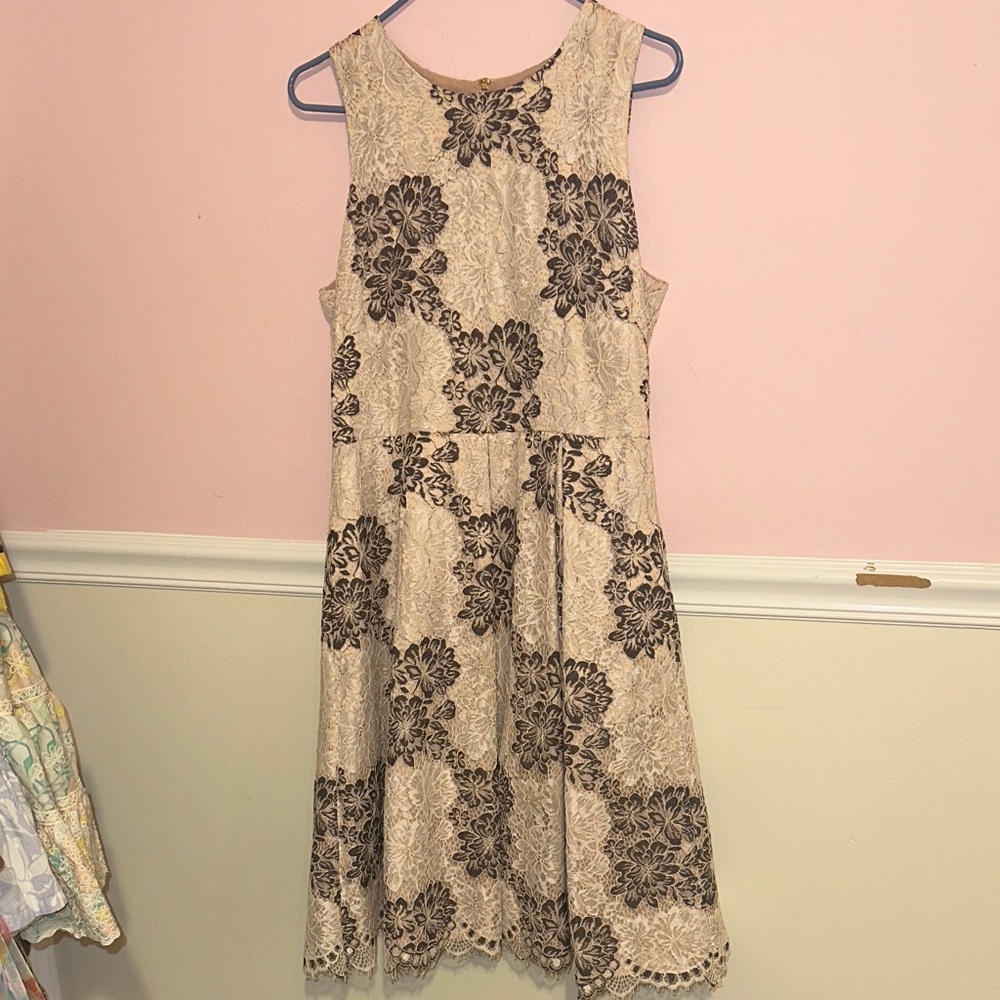 Eliza J Floral Lace Sleeveless Dress size 12
